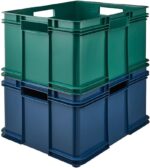 Caisse de rangement Euro-Box XXL "bruno eco", bleu – Image 6