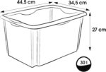 Caisse de rangement "emil eco", 30 litres, bleu – Image 2
