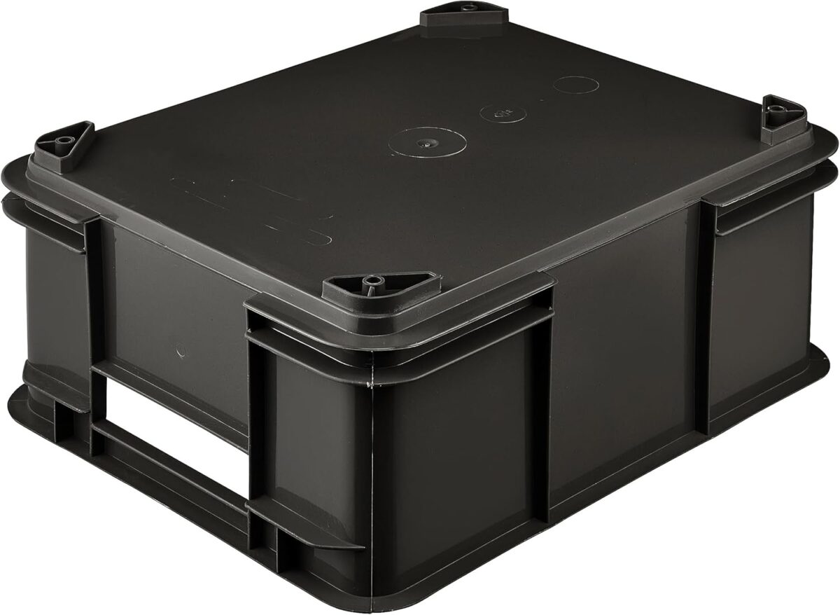 Caisse de rangement Euro-Box L "bruno eco", graphite – Image 3