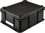 Caisse de rangement Euro-Box L "bruno eco", graphite – Image 3