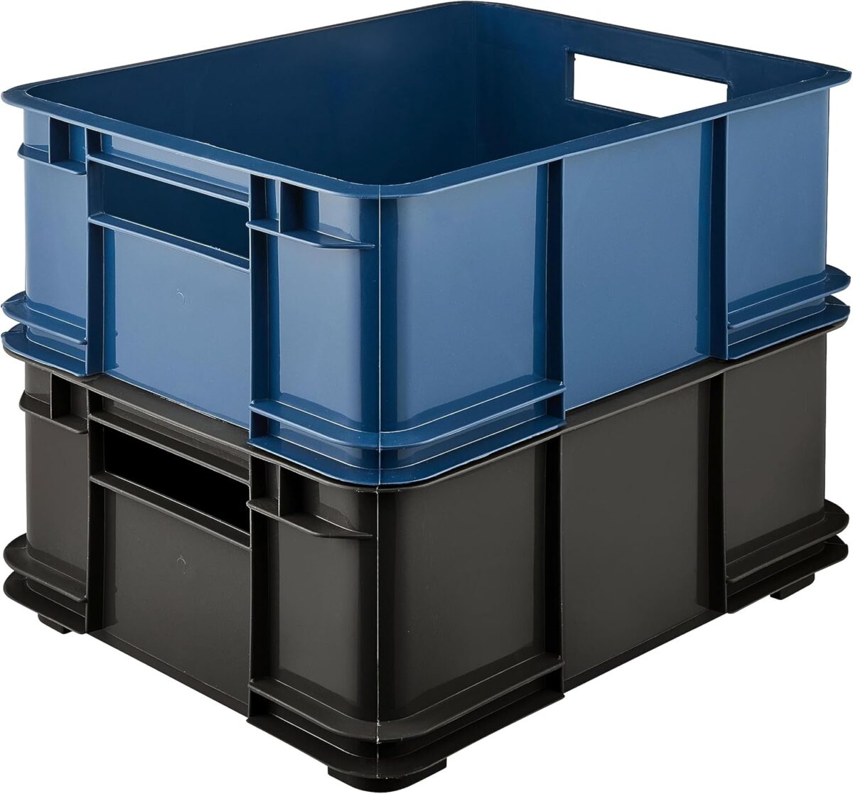 Caisse de rangement Euro-Box L "bruno eco", graphite – Image 6