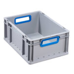 Bac de rangement ProfiPlus EuroBox 417, gris/bleu