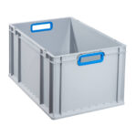 Bac de rangement ProfiPlus EuroBox 632, gris/bleu