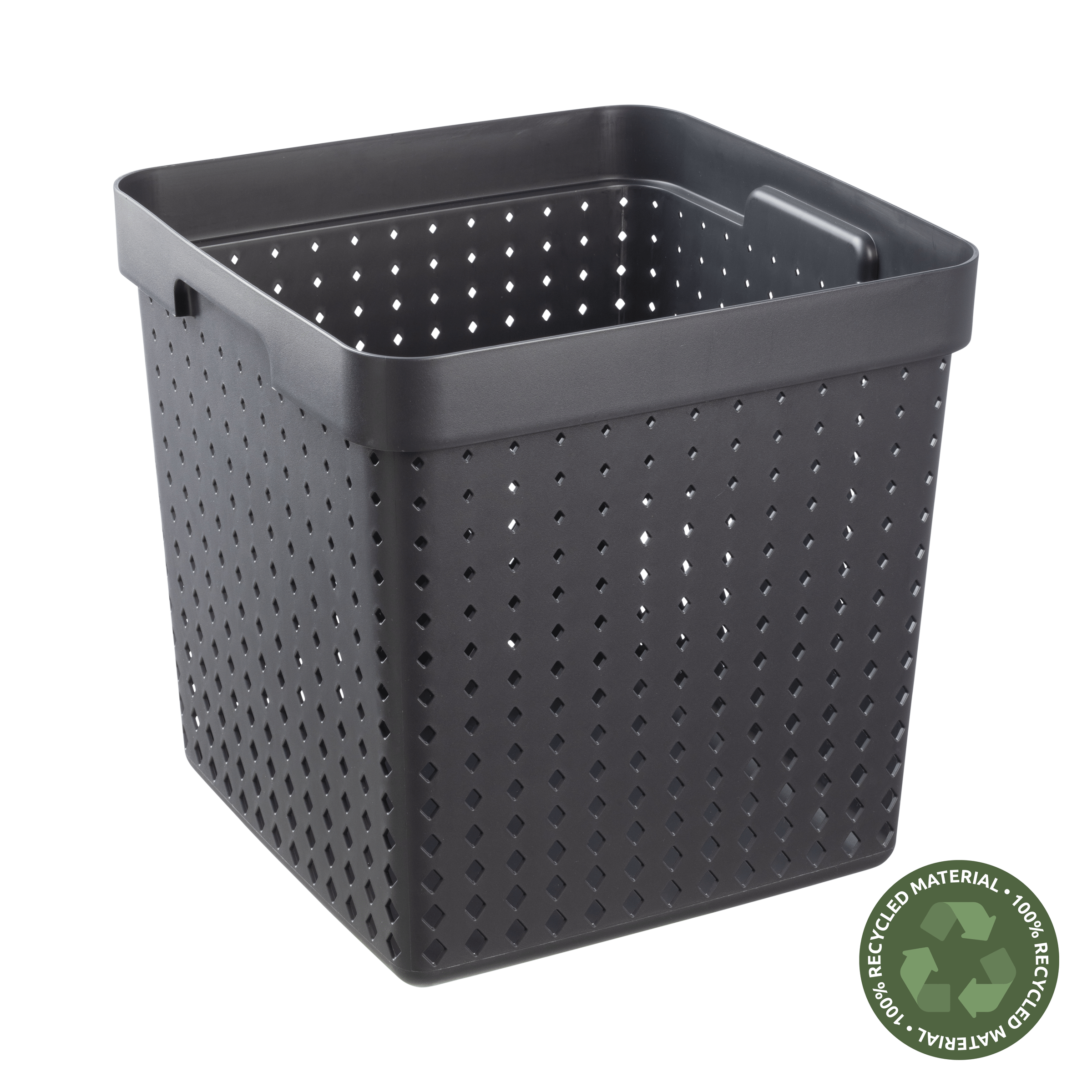 bac-de-rangement-seoul-basket-xl-pp-noir.png Bac de rangement SEOUL BASKET XL, PP, noir – Image 1