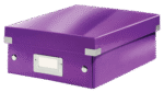 Boîte de rangement Click & Store WOW, petit, violet