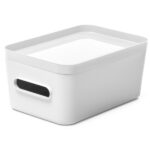 Boîte de rangement COMPACT L, 15,4 litres, blanc – Image 3