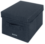 Boîte de rangement en tissu, taille S, set de 2, gris