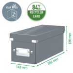 Boîte de rangement pour CD Click & Store WOW, vert – Image 4