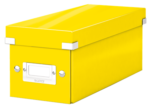 Boîte de rangement pour CD Click & Store WOW, jaune