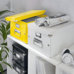 Boîte de rangement pour CD Click & Store WOW, jaune – Image 2