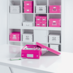 Boîte de rangement pour CD Click & Store WOW, rose – Image 7