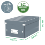 Boîte de rangement pour DVD Click & Store, vert – Image 4