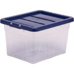 Caisse de rangement BANKERS BOX, 22 L, transparent