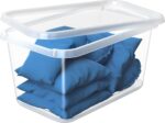 Caisse de rangement BASIC L, 44 L, transparent – Image 2