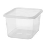 Caisse de rangement BASIC M, 25 L, transparent