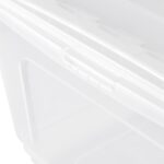 Caisse de rangement "bea", 30 L plat, PP, transparent – Image 7