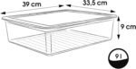 Caisse de rangement "bea", 9 L, PP, transparent – Image 2