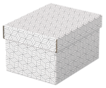 Caisse de rangement & cadeau Home S, set de 3, blanc