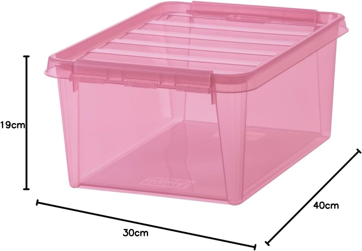 Caisse de rangement COLOUR 15, 14 litres, rose – Image 2