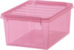 Caisse de rangement COLOUR 15, 14 litres, rose
