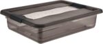 Caisse de rangement "cornelia" 7 litres, crystal-grey