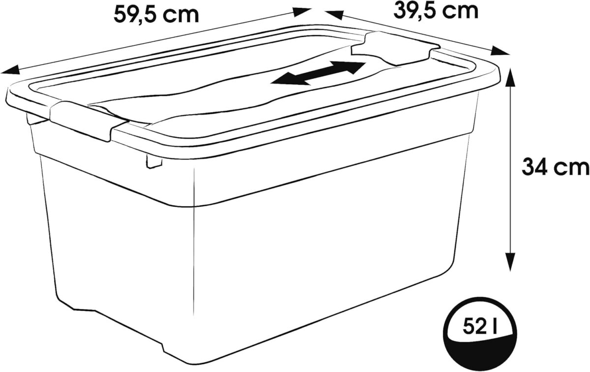 Caisse de rangement "cornelia" transparent – Image 2