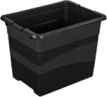 Caisse de rangement "eckhart", 24 L, graphite/rouge – Image 3