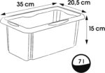 Caisse de rangement "emil", 7 litres, nordic-blue – Image 2