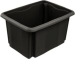 Caisse de rangement "emil eco", 15 litres, graphite