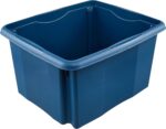 Caisse de rangement "emil eco", 24 litres, bleu