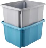 Caisse de rangement "emil eco", 24 litres, sky blue – Image 4