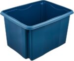 Caisse de rangement "emil eco", 30 litres, bleu