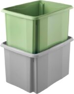 Caisse de rangement "emil eco", 30 litres, stone grey – Image 4