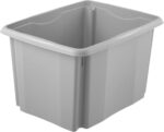 Caisse de rangement "emil eco", 30 litres, stone grey