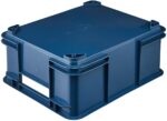 Caisse de rangement Euro-Box L "bruno eco", bleu – Image 3