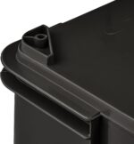 Caisse de rangement Euro-Box L "bruno eco", graphite – Image 4