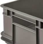 Caisse de rangement Euro-Box L "bruno eco", gris – Image 4