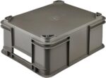 Caisse de rangement Euro-Box L "bruno eco", gris – Image 3