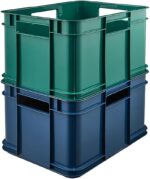 Caisse de rangement Euro-Box M "bruno eco", bleu – Image 6