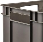 Caisse de rangement Euro-Box M "bruno eco", gris – Image 6