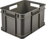 Caisse de rangement Euro-Box M "bruno eco", gris