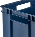 Caisse de rangement Euro-Box XL "bruno eco", bleu – Image 5