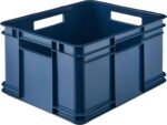 Caisse de rangement Euro-Box XL "bruno eco", bleu