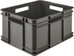 Caisse de rangement Euro-Box XL "bruno eco", gris