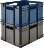 Caisse de rangement Euro-Box XL "bruno eco", gris – Image 6