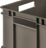 Caisse de rangement Euro-Box XL "bruno eco", gris – Image 5