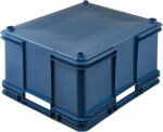 Caisse de rangement Euro-Box XXL "bruno eco", bleu – Image 3