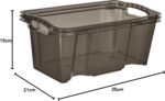 Caisse de rangement "franz", 6,5 litres, crystal-grey – Image 2