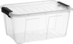 Caisse de rangement HOME BOX, 8 L, transparent