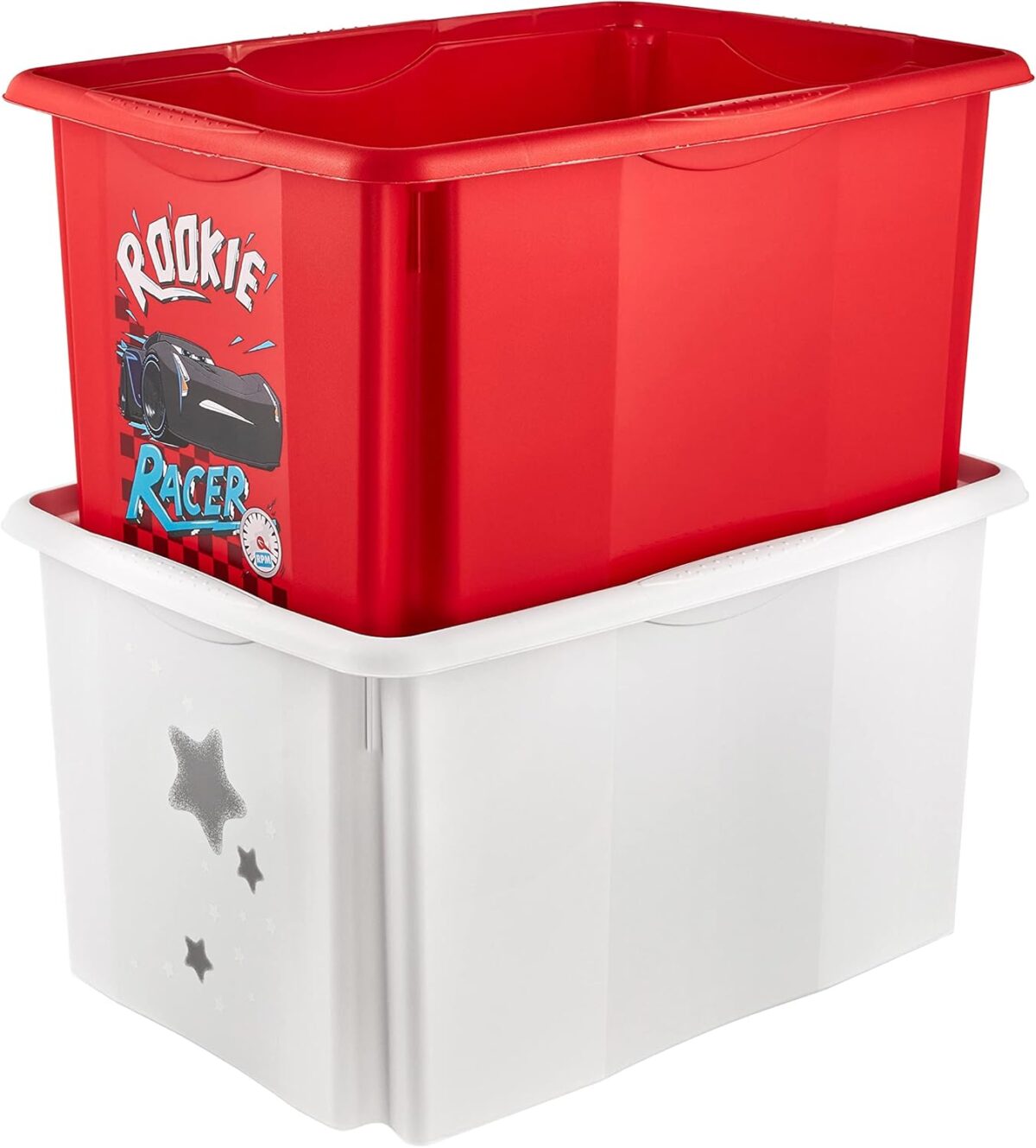 Caisse de rangement karolina "Stars", 45 litres – Image 6